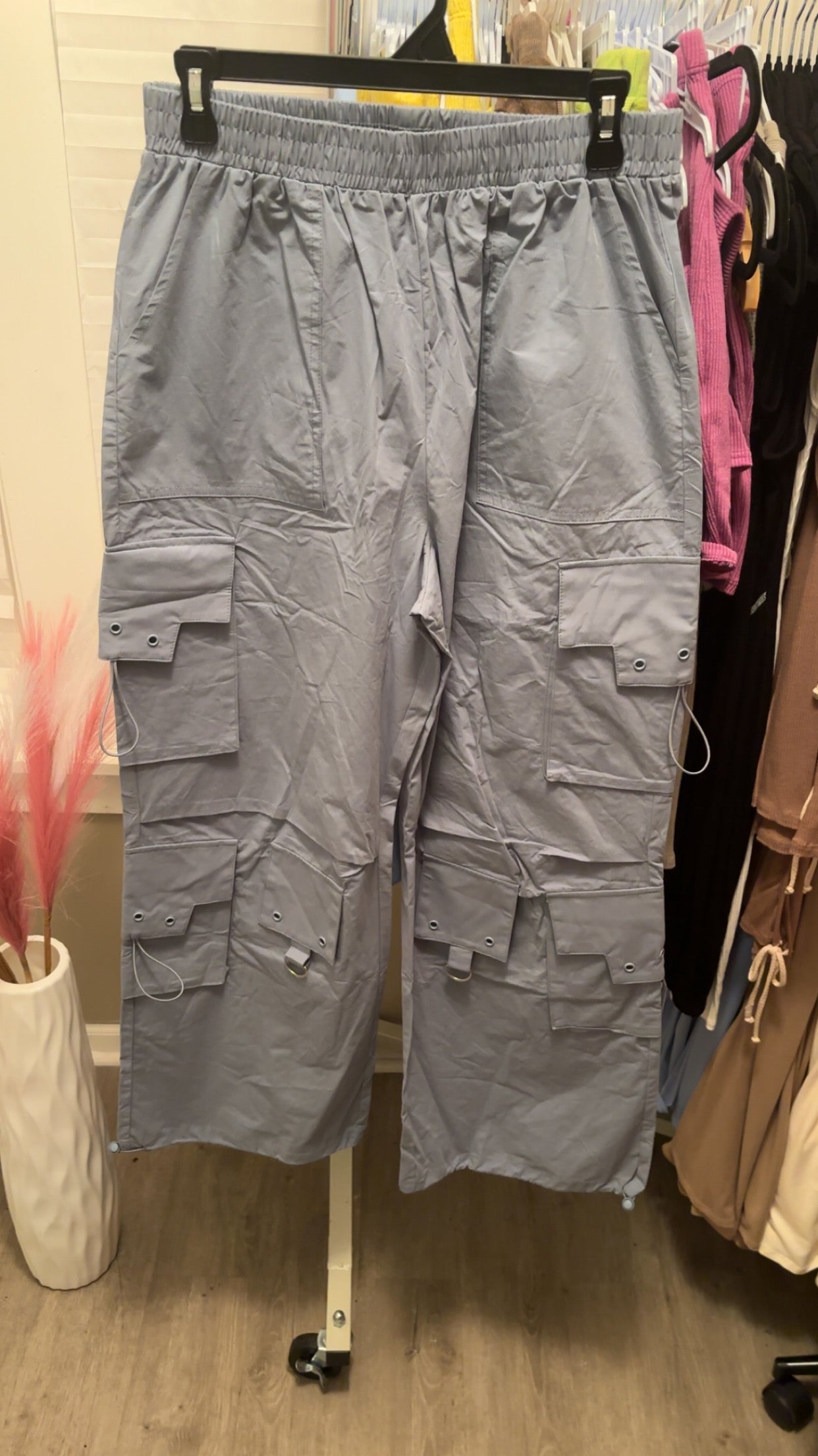No Chill Cargo Pants (Light Blue)