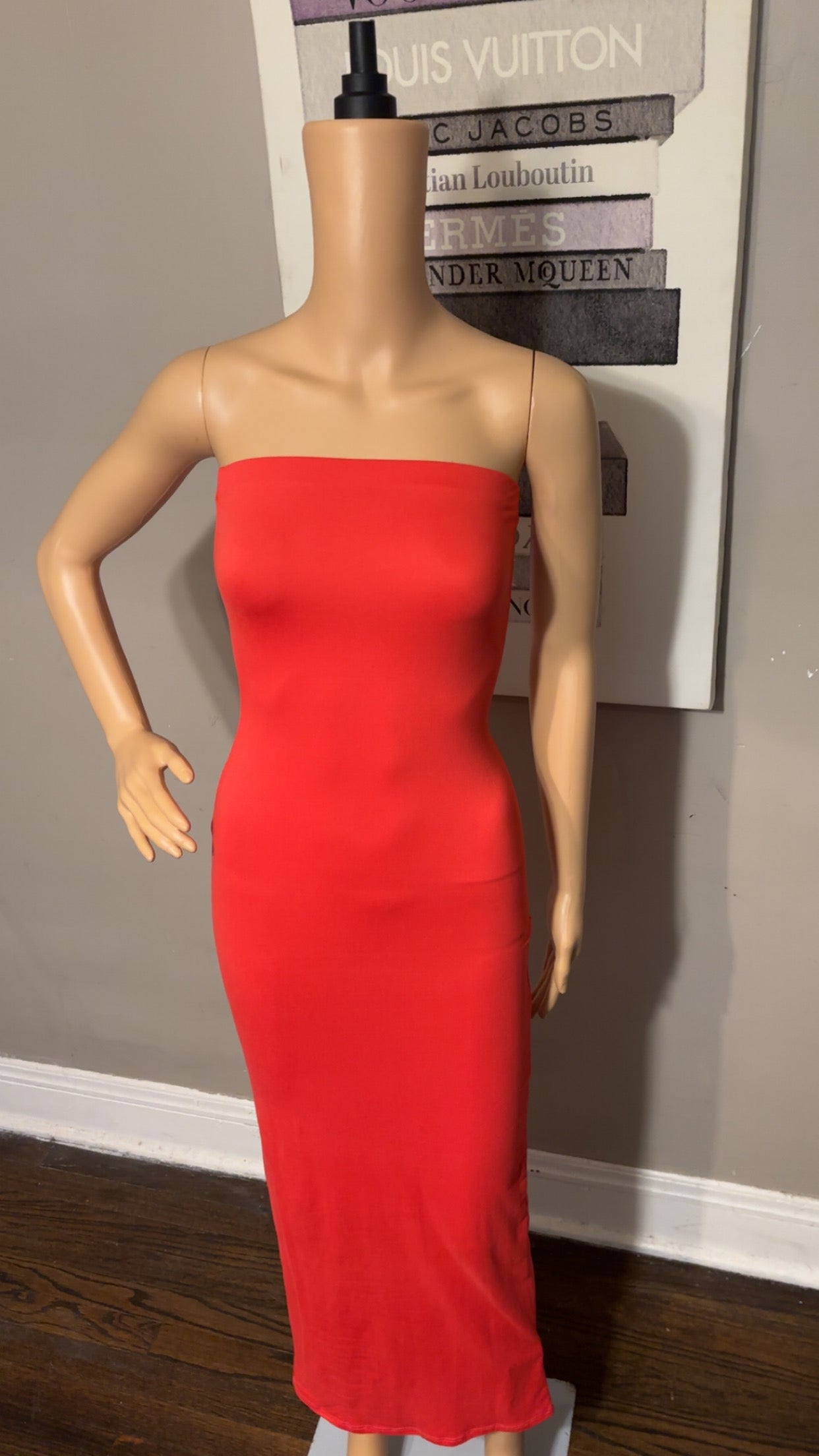 Tube Dress (Red)
