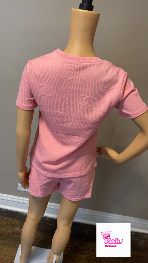 Think Pink Short Set
