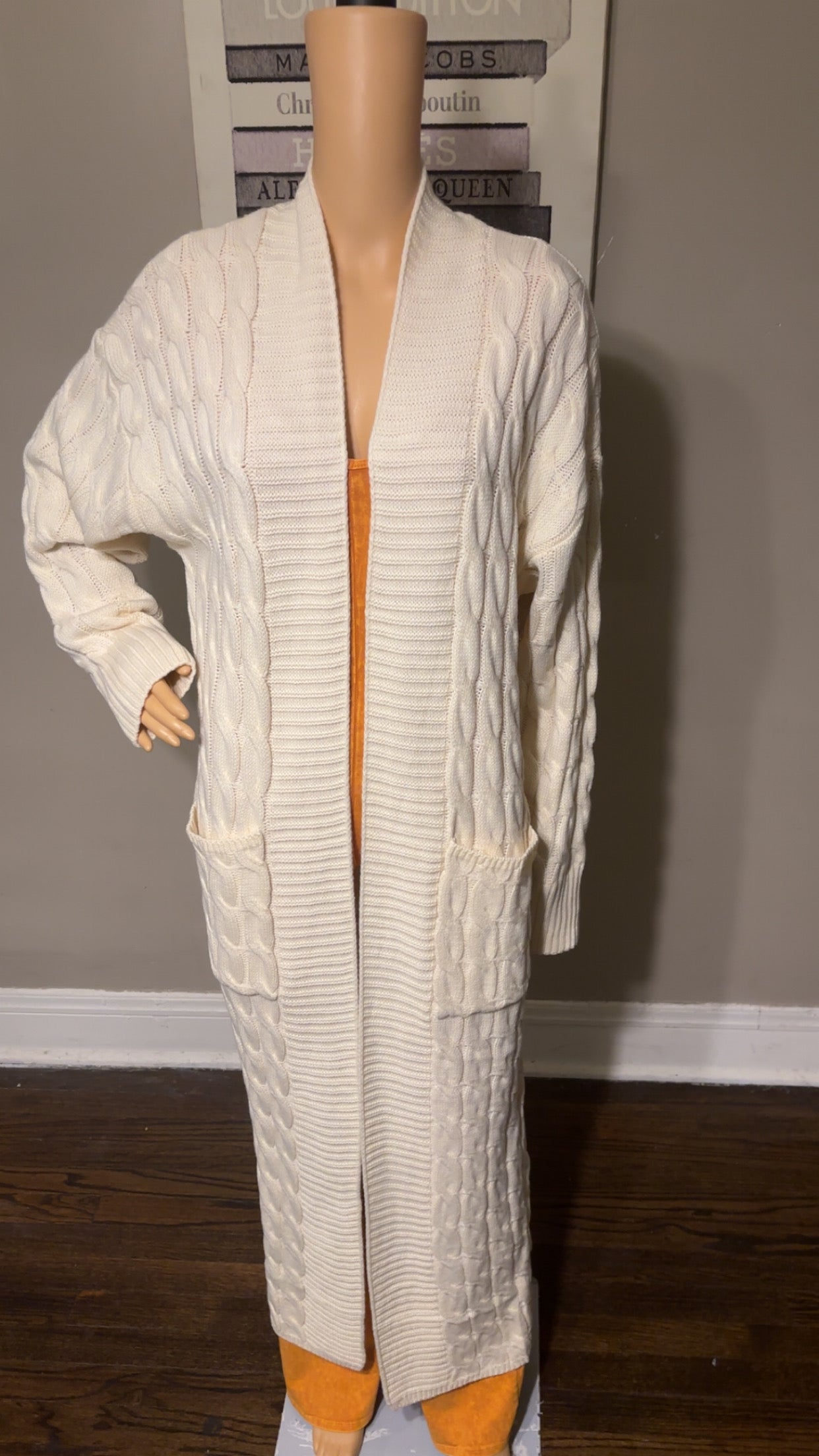 All Weather Cardigan (Cream)