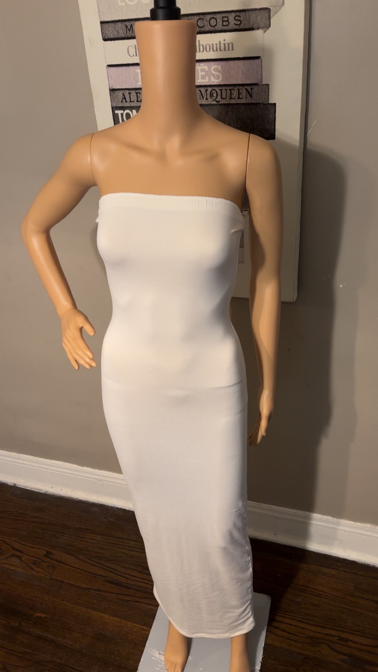 Tube Dress (Cream)