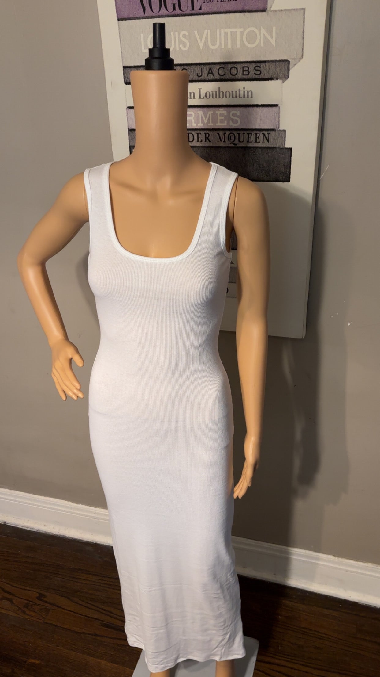 Tank Dress (White)
