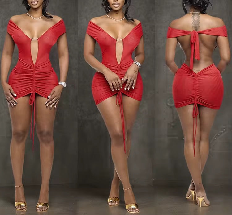 IG Baddie Dress (Red)