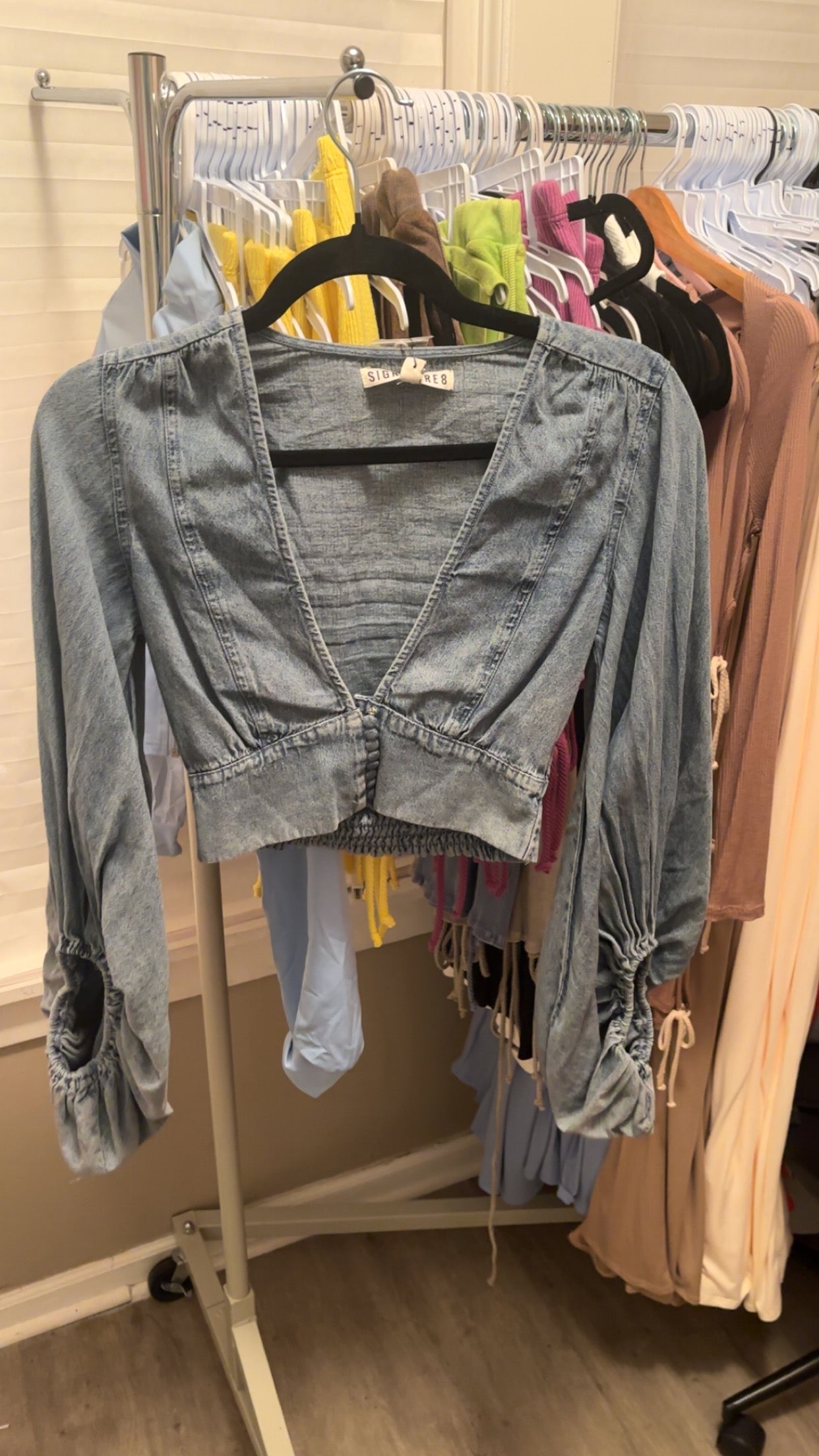 Denim Crop Top