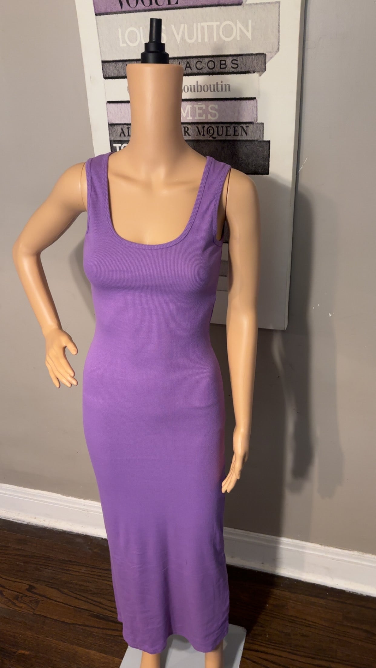 Tank Dress ( Purple)